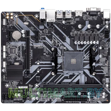 Материнская плата Gigabyte B450M H (rev. 1.1)